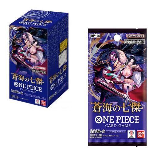 BANDAI NAMCO ONE PIECE The Sever Warlords of the Sea (Japan Version) –  Carte Collezionabili – In bustina da 6 carte In Box…x24